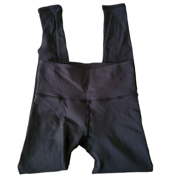 Lululemon Black Mesh Active Leggings Size Small/4 - Picture 3 of 9